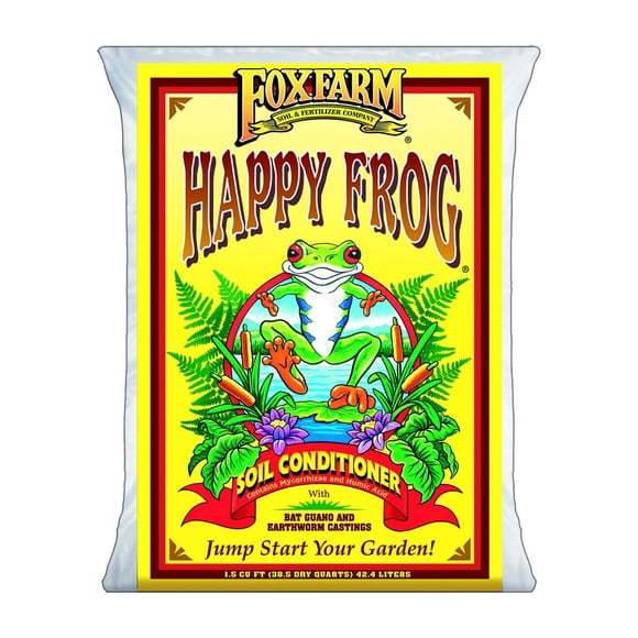 FoxFarm Happy Frog Organic Fruit and Flower Fertilizer, 1.5 Cubic Feet