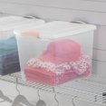 thumbnail image 2 of Sterilite Boîte Snap 26L - Rose, 2 of 3