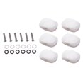 thumbnail image 1 of 6x Large Tuner Machine Head Replacement Buttons #2 White Pearl, 1 of 8