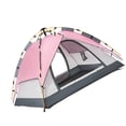 thumbnail image 4 of Camping Tent, Automatic Pop Up Family Cabin Tents Oxford Cloth Waterproof Double Layer Lightweight Backpacking Tent for Outdoor,Picnic,Camping,Family Gathering, 4 of 8