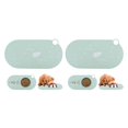 thumbnail image 4 of Decodeary Wide Application Silicone Food Mat Waterproof And Tear-Resistant Cats Bowl Mat 2Set, 4 of 6