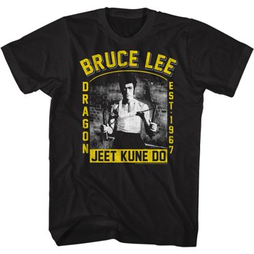 Bruce Lee Dragon Black Adult T-Shirt 6Xl