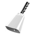 thumbnail image 4 of Cow Bell Hand Percussion Noise Makers Cowbell Loud Call Bell Concert Celebration white, 4 of 8