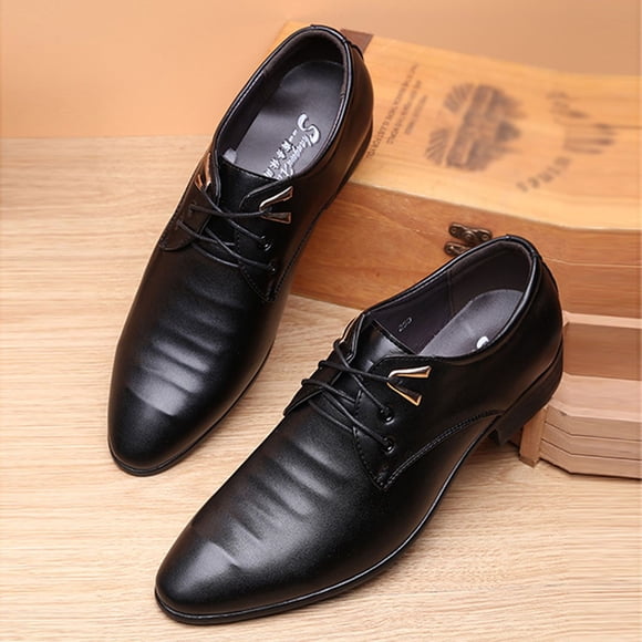 TIMIFIS Men's Dress Shoes Formal Oxford Shoes Classic Lace Up Derby Shoes ummer