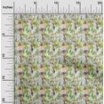 thumbnail image 2 of oneOone Rayon Light Green Fabric Abstract Floral Craft Projects Decor Fabric Printed By The Yard 56 Inch Wide, 2 of 5