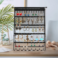 thumbnail image 3 of New Black Vertical Folding Jewelry Display Stand Foldable Earrings Necklaces Rings Jewelry Stand, 3 of 6