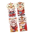 thumbnail image 4 of Rongfmy 4 Pcs Enveloppes Rouges Chinoises, Fournitures de Festival avec Motifs, Paquet Rouge, Emballage A, 4 of 9