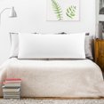 thumbnail image 2 of PiccoCasa 100% Cotton Body Pillowcases Soft Zipper Closure White 20"x72", 2 of 7