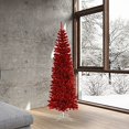 thumbnail image 5 of Vickerman B163366 Crayon Rouge Sapin de Noël avec des Lumières Rouges & 44; 6,5 Pi x 27 Po., 5 of 5