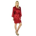 thumbnail image 3 of Bimba Robe de Demoiselle d'Honneur pour Femmes, Courte, Florale, en Coton, pour la Préparation, 3 of 6
