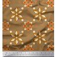 thumbnail image 1 of Soimoi Velvet Fabric Dot & Floral Decorative Decor Fabric Printed Yard 58 Inch Wide, 1 of 3