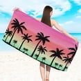 thumbnail image 1 of PRETXORVE European and Double-sided Beach-border Printing Microfiber Beach Swimming, 1 of 3