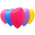 thumbnail image 1 of 3/5 PCS Makeup Sponge Set Makeup Puff Beauty Foundation Blend Sponge Multicolor Beauty Makeup Egg Basic Mixing Sponge Random Color Rose red light blue pink green milk tea color, 1 of 6