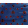thumbnail image 4 of oneOone Tissu Viscose Georgette Bleu Rouge Insecte Projets de Couture Tissu Imprimé au Mètre 42 Pouces de Large, 4 of 4