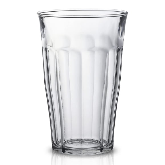 Duralex Made in France Picardie Tumbler Set of 6, 17.62 oz