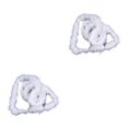 thumbnail image 2 of Wweixi 5x Joy To Home Office Or Shop Christmas Tree Feather Strip Collection Simple Fiber Christmas Decoration Feather Reusable white 2Set, 2 of 6