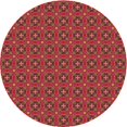 thumbnail image 1 of Ahgly Company Tapis d'Intérieur Lavable en Machine Carré Transitionnel Rouge Cramoisi, 3 Pieds Carré, 1 of 7