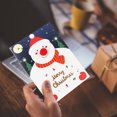 thumbnail image 4 of Yhmxh Thank You Cards,Greeting Cards Vintage Kraft Paper Christmas Greeting Card Blessing Gift Card With Envelope Mini Envelope, 4 of 9