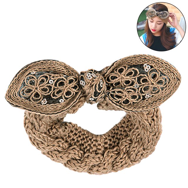 Women's Headband Fashion Cute Rabbit Ear Hair Band Head Wrap