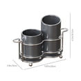 thumbnail image 3 of Fridja Home Decor Clearance Kitchen Countertop Tool Stand Knife and Spoon Drying Rack Hygienic Kitchen Tool Caddy Stainless Steel Cutlery organizer, 3 of 6