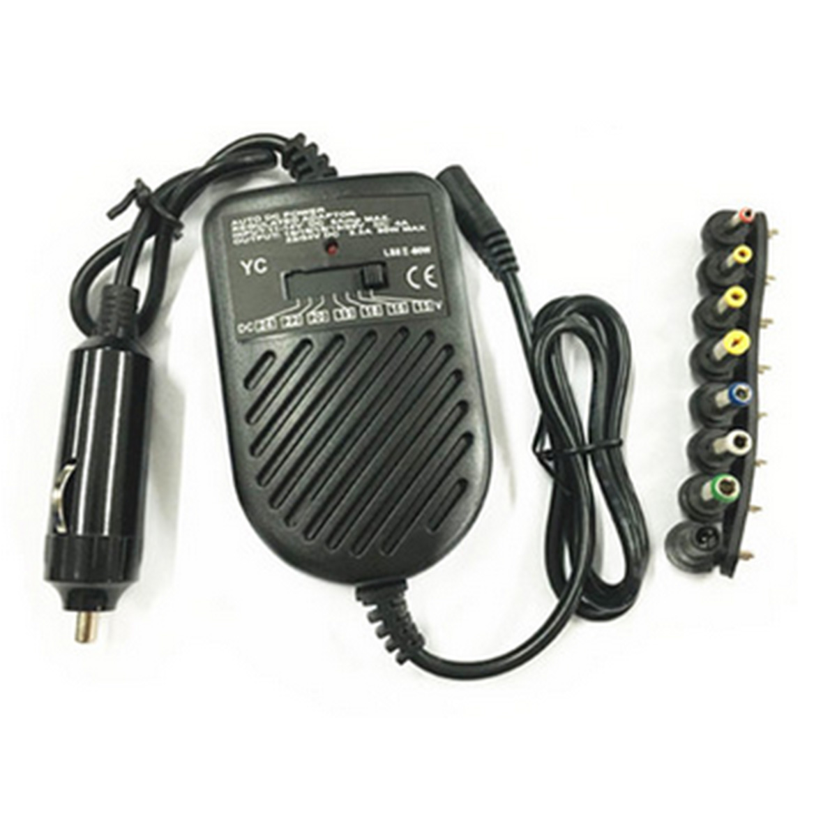 maskred Universal Car Auto Charger Power Supply Adapter 80W DC Plug for Laptop Notebook