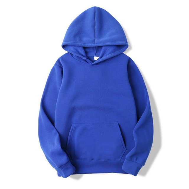 YONGHS Chandail à Capuchon Ample pour Homme, Coupe Décontractée, avec Poche, Bleu G