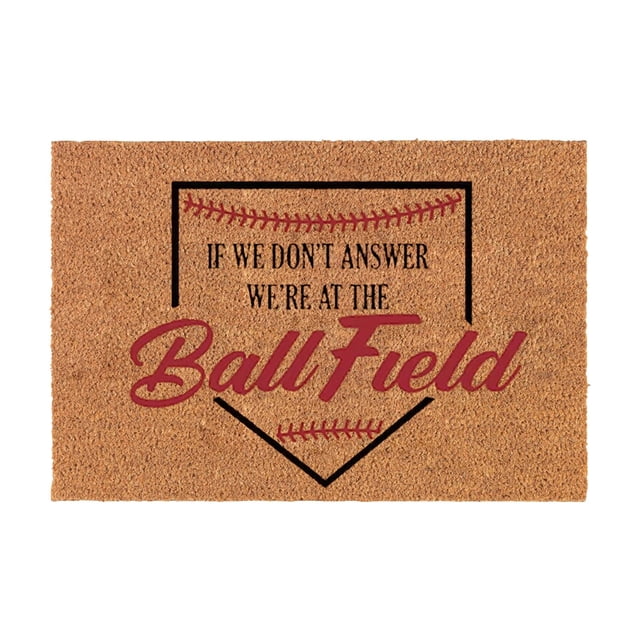 Giyblacko Tapis de Porte Moquette Baseball Amusant Maison Tapis de Porte Tapis 60*40CM Antidérapant Tapis de Porte Sale Entrée Porte d'Entrée Extérieur Tapis de Porche Antidérapant Polyester