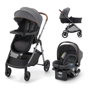 Graco Modes Trio système de voyage, 3-in-1 Poussette bébé et siège auto Combo, face arrière de 1,8 à 16 kg (4-35 lb)