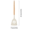 thumbnail image 3 of Oleegame 2PC Kitchen Utensils Set Kitchenware Spatula Heat Silicone Spatula Household Soup Spoon Food Grade Stir Fry Scoop Omelette Frying Scoop Set Combination, 3 of 4