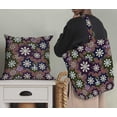 thumbnail image 5 of Soimoi Brown Rayon Fabric Artistic Floral Printed Fabric 1 Yard 56 Inch Wide, 5 of 5
