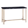 thumbnail image 1 of Steve Silver Daxton Black Faux Marble Sofa Table, 1 of 5
