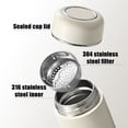 thumbnail image 4 of EGNMCR Tasse Isolée de Poche Mini Compacte en Acier Inoxydable 316 Tasse à Thé à la Mode et Portable Tasse d'Eau de Grande Valeur Tasse à Thé Isolée Tasse d'Eau en Acier Inoxydable, 4 of 6