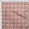 thumbnail image 4 of oneOone Silk Tabby Orange Fabric Tribal Sewing Material Print Fabric By The Yard 42 Inch Wide, 4 of 4