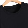 thumbnail image 5 of LSLJS Débardeurs à Col Rond pour Femmes Mode Femmes Décontracté Col Rond Imprimé de Lettres Manches Courtes T-Shirt Gilet Blouse Hauts, 5 of 5