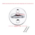 thumbnail image 3 of 2 Pcs Coussinet pour les Yeux Plaque en Acier Inoxydable 2 Crochets Ronds en Acier Plaques avec Vis Quincaillerie d'Expédition Hamacs Oscillants Sangles de Suspension d'Entraînement, 3 of 6