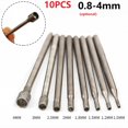 thumbnail image 5 of Bgsha 10Pc 0.8-4mm Rotary Burr Core Drill Bit Engraving 2.35mm For Glass Tile, 5 of 5