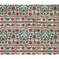 thumbnail image 4 of oneOone Cotton Flex Fabric Leaves & Floral Block Printed Fabric 1 Yard 40 Inch Wide, 4 of 4