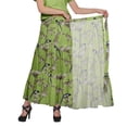 thumbnail image 2 of Moomaya Jupes Évasées Imprimées pour Femmes Vêtements Décontractés d'Été, 2 of 6