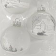 thumbnail image 2 of Holiday Time Dia 65mm 4Ct Deer&House Glass Ornament, 2 of 5