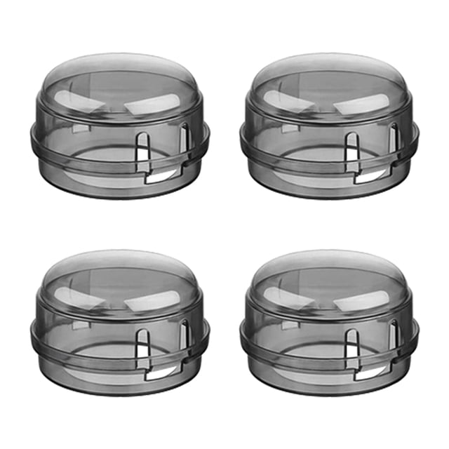 Milisten 4 Pcs Gas Stove Switch Covers Protective Covers Practical Stove Knob Caps Covers