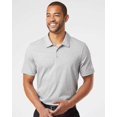 thumbnail image 1 of Cotton Blend Polo, 2XL, Medium Grey Heather, 1 of 1