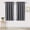 GY, variante sur TopLLC Rideaux Occultants, Rideaux pour Chambre Rideaux Isolation Thermique Économie d'Énergie Rideaux pour Chambre et Cuisine Rideaux Scandinaves Couleur Unie Soie Noire Rideaux Occultants