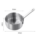 thumbnail image 2 of Stainless Steel Small Non-Stick Milk Pan Saucepan Boiling Pan Tea Pan, 2 of 12