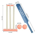 thumbnail image 3 of Kids Set Plastic Bat Set Bat And Beach Wicket Stand Kit For Children Toddler Parent Child Sports Interaction Ball Sports, 3 of 6