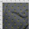 thumbnail image 2 of oneOone Polyester Lycra Fabric Leaves & Floral Block Print Fabric By The Yard 56 Inch Wide, 2 of 5