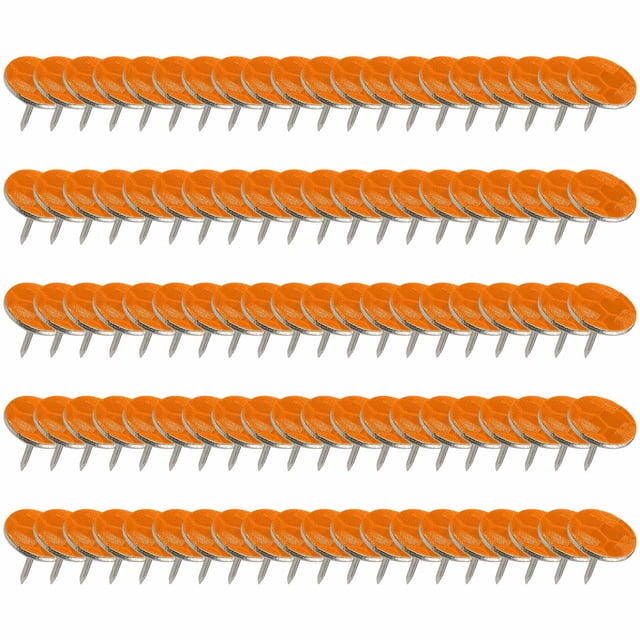 Summer Savings! Gspmoly Outdoor Reflective Flat Head Nails At Night Multi-Specification Five-Color Optional Round Nails Fixed By Field Night Marks Summer Savings