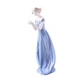 thumbnail image 1 of DOLITY Ceramic Girl Figurine Centerpiece Porcelain Lady Statue for Porch Desk Shelf B, 1 of 9