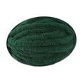 thumbnail image 2 of Thick Chunky Yarn Polyester Yarn for Knitted Blanket Mat Pet Beds Rug Making Dark Green, 2 of 8