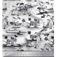 thumbnail image 1 of Soimoi Rayon Fabric Chair,Palm Tree & Yacht Beach Decor Fabric Printed Yard 42 Inch Wide, 1 of 3