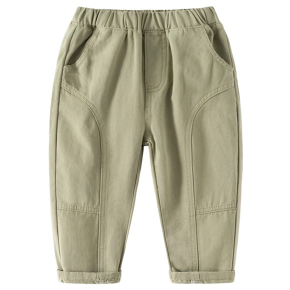 Pantalon Décontracté pour Garçons Confortable pour Tous les Jours Couleur Unie Pantalon Long pour Enfants Âge 1 10 Bas pour Enfants Tissu Doux et Respirant Tenues Faciles Collants de Basketball pour Garçons Gilet de Sauvetage pour Jeunes Pantalon Vert 5-6a